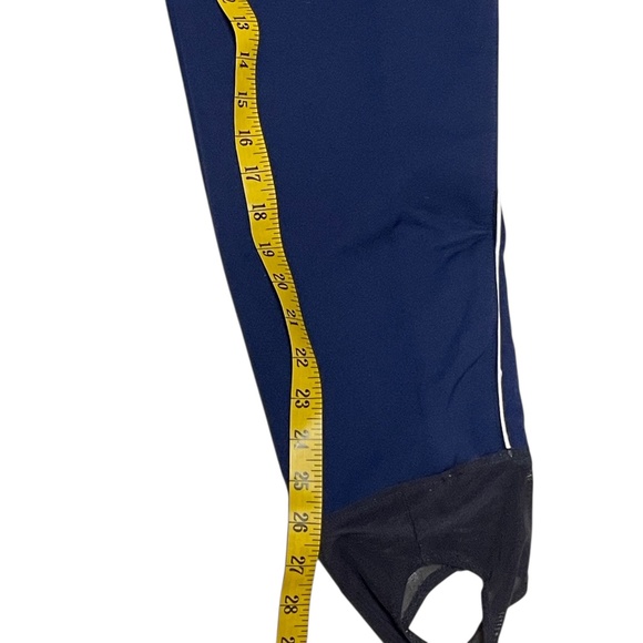 Vintage 80's Fila Ski Snowboarding Stirrup Pants Blue Size 12 - Picture 7 of 10